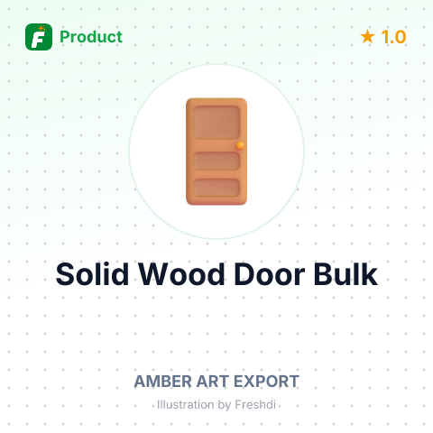Solid Wood Door (Neem, Sal and Mango) – summary card, no photo uploaded yet