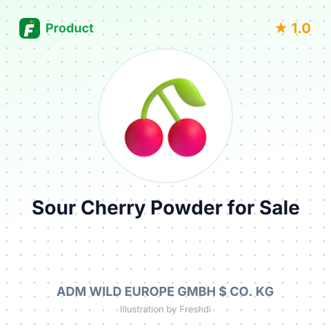 Sour Cherry Fruit Powder – summary card, no photo uploaded yet
