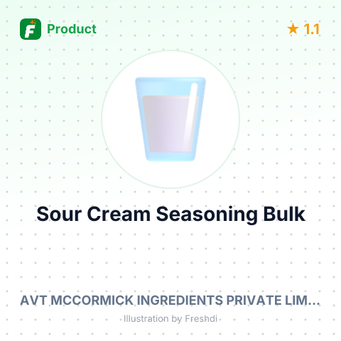 Sour Cream & Onion Flavor Seasoning – summary card, no photo uploaded yet
