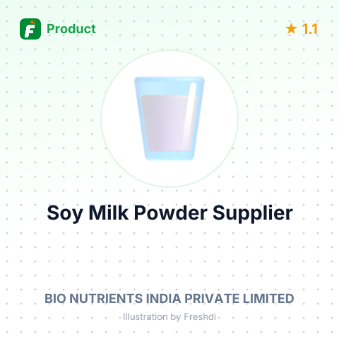 Soy Milk Powder – product summary card, no photo uploaded yet