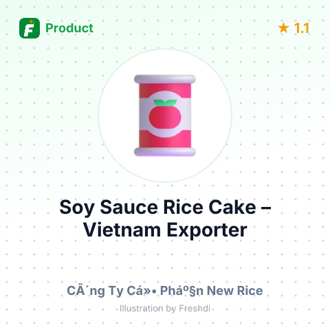 Soy Sauce Rice Cake – summary card, no photo uploaded yet