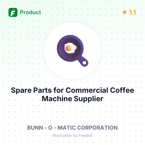 Spare Parts for Commercial Coffee Machine – summary card, no photo uploaded yet