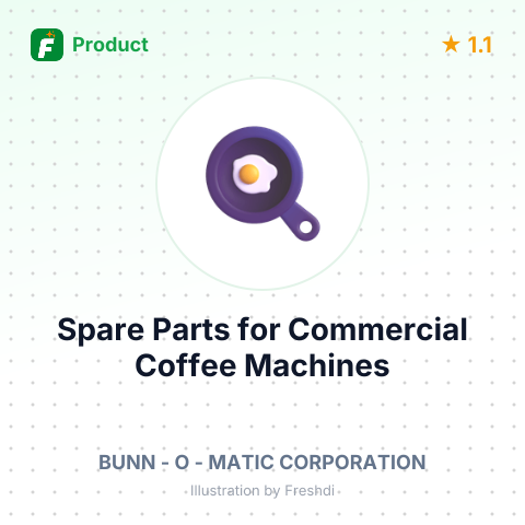 Spare Parts for Commercial Coffee Machines – summary card, no photo uploaded yet