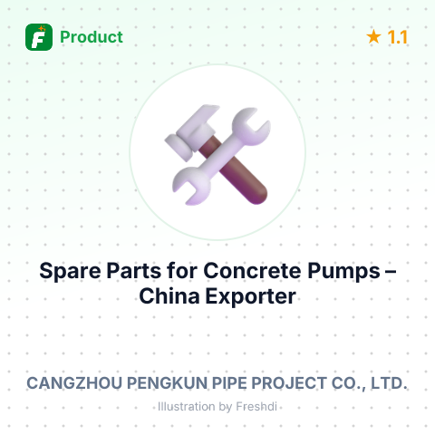 Spare Parts for Concrete Pumps – summary card, no photo uploaded yet