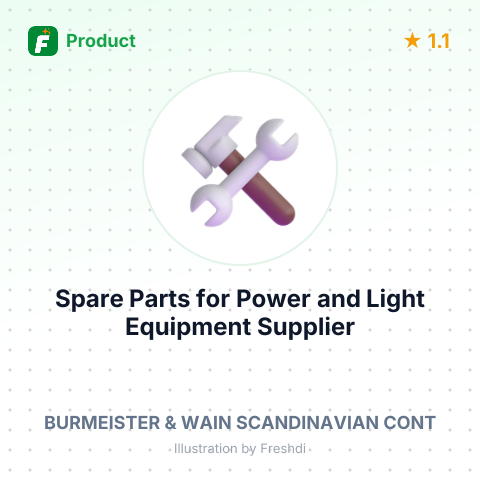 Spare Parts for Power and Light Equipment – summary card, no photo uploaded yet