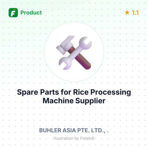 Spare Parts for Rice Processing Machine – summary card, no photo uploaded yet