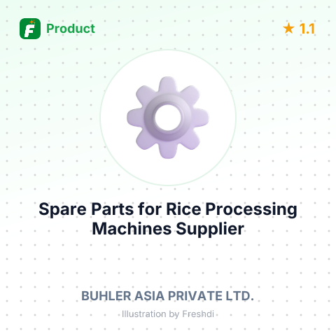 Spare Parts for Rice Processing Machines – summary card, no photo uploaded yet