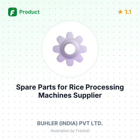 Spare Parts for Rice Processing Machines – summary card, no photo uploaded yet