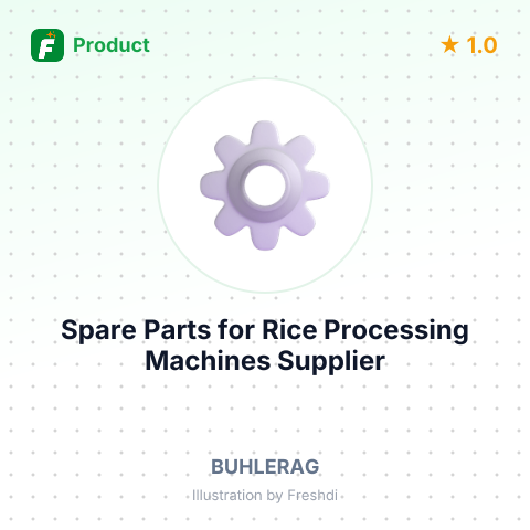 Spare Parts for Rice Processing Machines – summary card, no photo uploaded yet