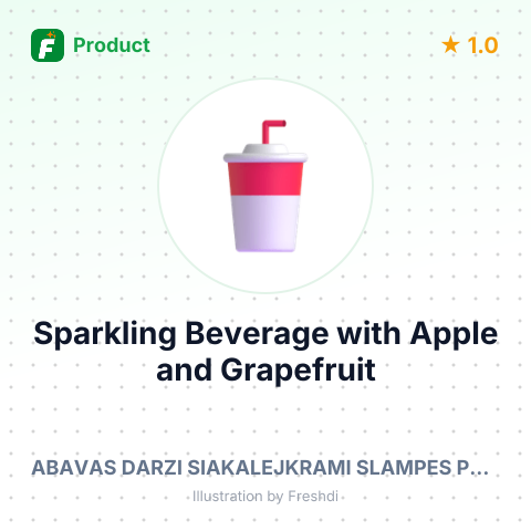 Sparkling Beverage with Apple and Grapefruit – summary card, no photo uploaded yet