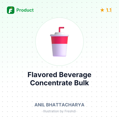 Sparkling Lemon Lime Flavored Beverage Concentrate – summary card, no photo uploaded yet