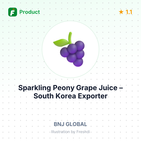 Sparkling Peony Grape Juice – summary card, no photo uploaded yet