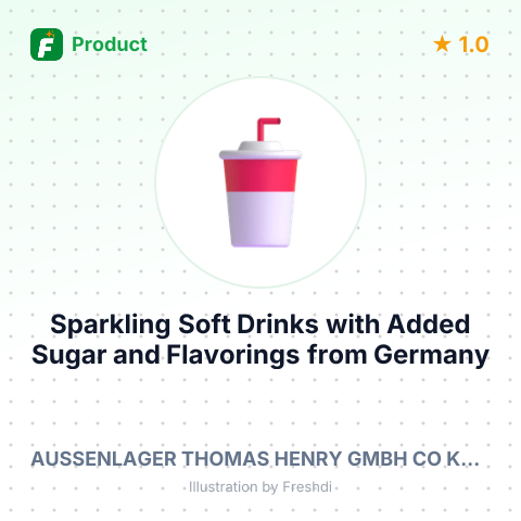 Sparkling Soft Drinks with Added Sugar and Flavorings – summary card, no photo uploaded yet