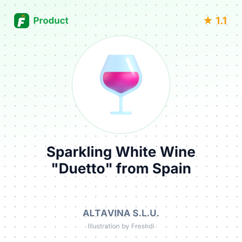 Sparkling White Wine "Duetto" – summary card, no photo uploaded yet