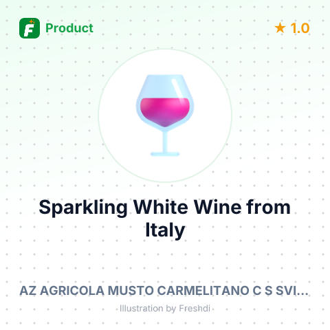 Sparkling White Wine – summary card, no photo uploaded yet
