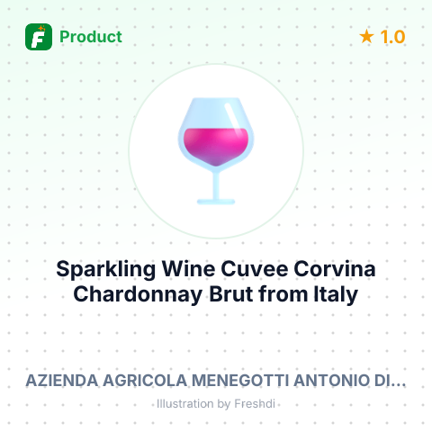 Sparkling Wine Cuvee Corvina Chardonnay Brut – summary card, no photo uploaded yet