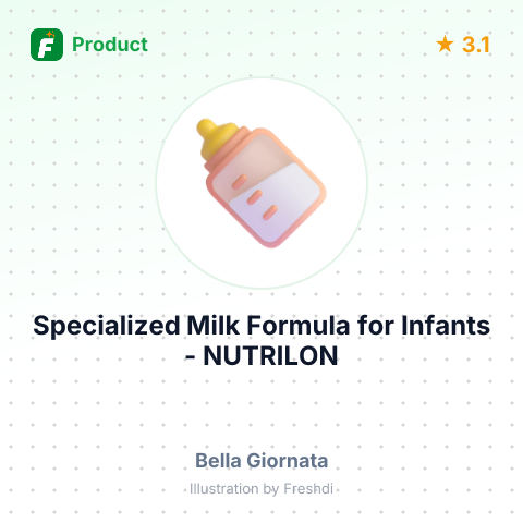 Specialized Milk Formula for Infants - NUTRILON COMFORT 1 – summary card, no photo uploaded yet