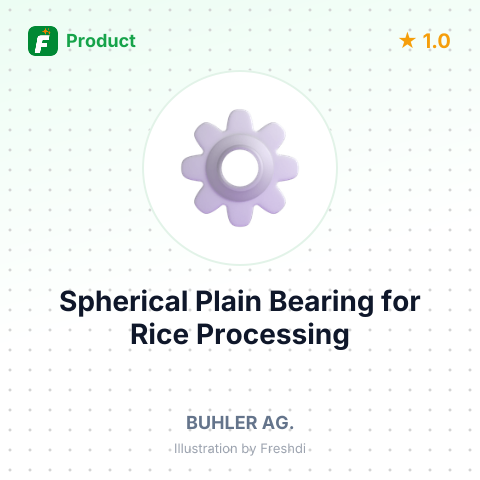 Spherical Plain Bearing for Rice Processing Machines – summary card, no photo uploaded yet