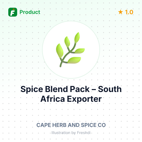Spice Blend Pack – summary card, no photo uploaded yet