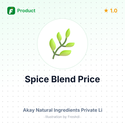 Spice Blend Powder – summary card, no photo uploaded yet
