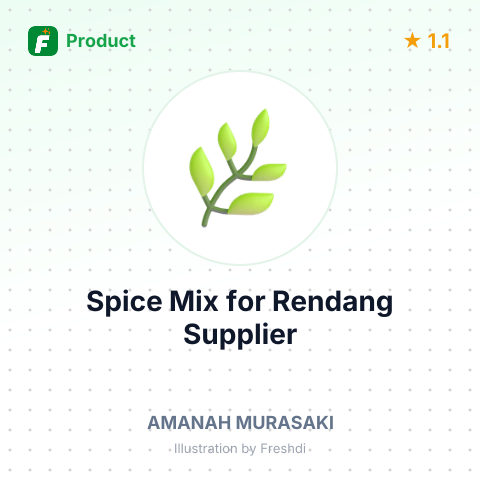 Spice Mix for Rendang – summary card, no photo uploaded yet