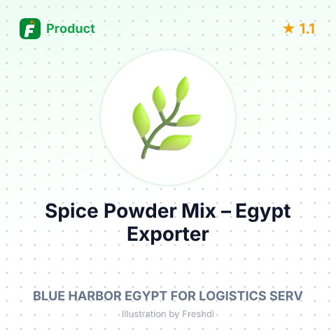 Spice Powder Mix – summary card, no photo uploaded yet