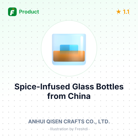 Spice-Infused Glass Bottles – summary card, no photo uploaded yet