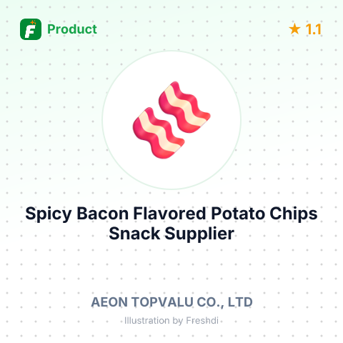 Spicy Bacon Flavored Potato Chips Snack – summary card, no photo uploaded yet