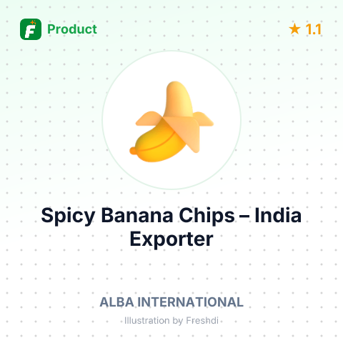 Spicy Banana Chips – summary card, no photo uploaded yet