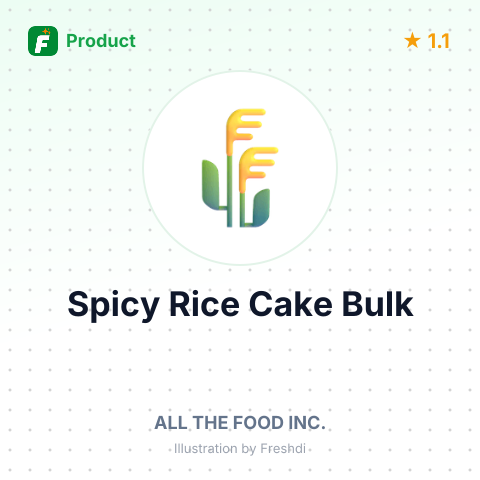 Spicy Flavor Rice Cake – summary card, no photo uploaded yet
