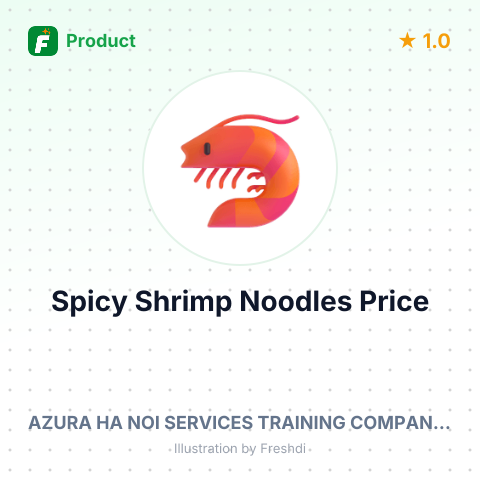 Spicy Shrimp Instant Noodles – summary card, no photo uploaded yet