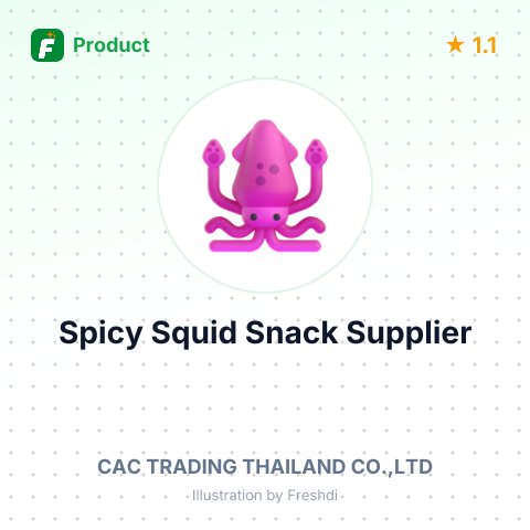 Spicy Squid Snack (Surimi Mix Squid) – summary card, no photo uploaded yet