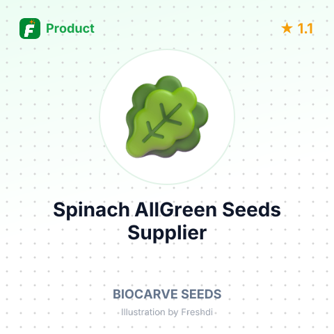 Spinach AllGreen Seeds – summary card, no photo uploaded yet