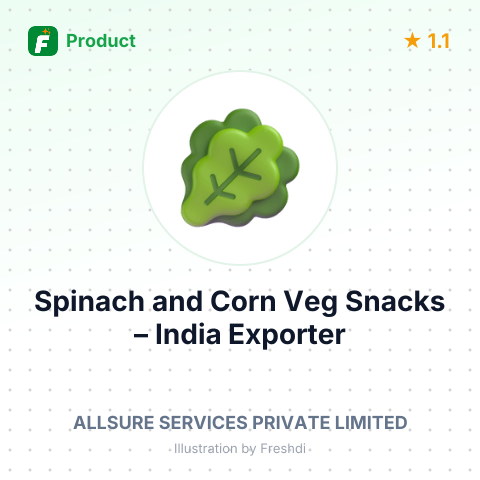 Spinach and Corn Veg Snacks – summary card, no photo uploaded yet