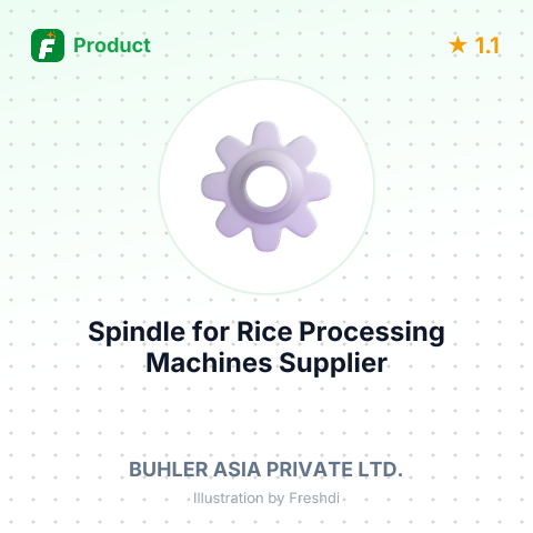 Spindle for Rice Processing Machines – summary card, no photo uploaded yet