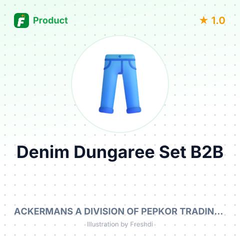Spirit Denim Dungaree Set – summary card, no photo uploaded yet