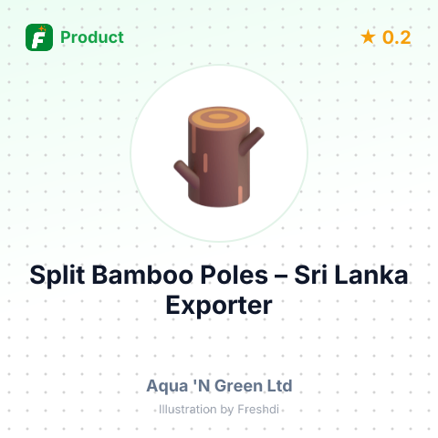 Split Bamboo Poles – summary card, no photo uploaded yet