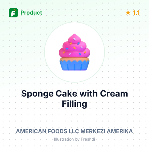 Sponge Cake with Cream Filling – summary card, no photo uploaded yet