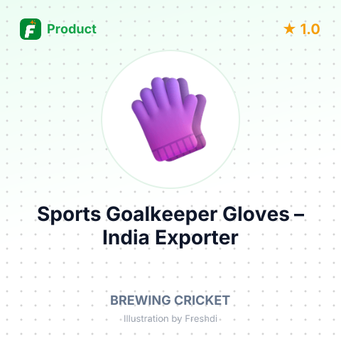 Sports Goalkeeper Gloves – summary card, no photo uploaded yet