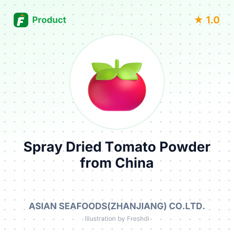 Spray Dried Tomato Powder – summary card, no photo uploaded yet