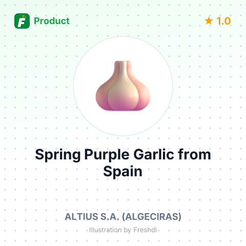 Spring Purple Garlic – summary card, no photo uploaded yet