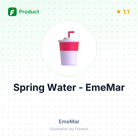 Spring Water – summary card, no photo uploaded yet
