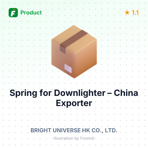 Spring for Downlighter – summary card, no photo uploaded yet