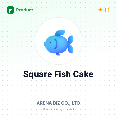 Square Fish Cake – summary card, no photo uploaded yet