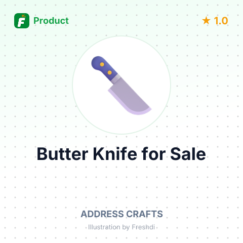 Stainless Steel Butter Stick with Wooden Handle – summary card, no photo uploaded yet