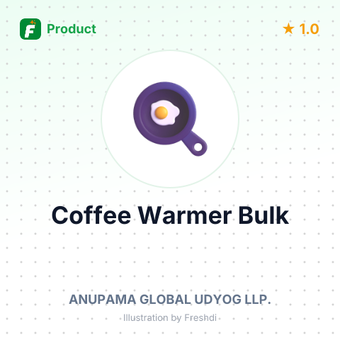 Stainless Steel Coffee Warmer – summary card, no photo uploaded yet