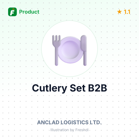 Stainless Steel Cutlery Set – summary card, no photo uploaded yet