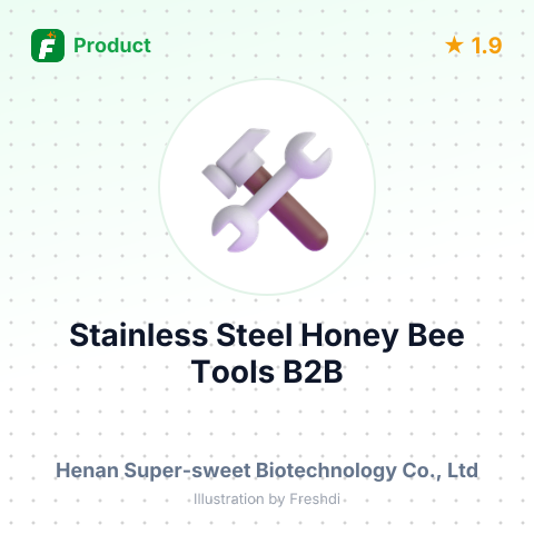 Stainless Steel Honey Bee Tools – summary card, no photo uploaded yet