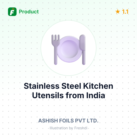Stainless Steel Kitchen Utensils – summary card, no photo uploaded yet