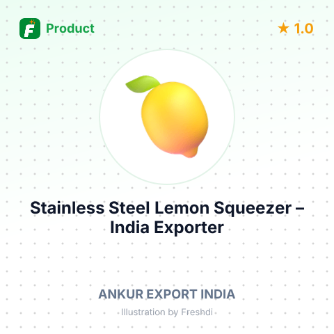 Stainless Steel Lemon Squeezer – summary card, no photo uploaded yet